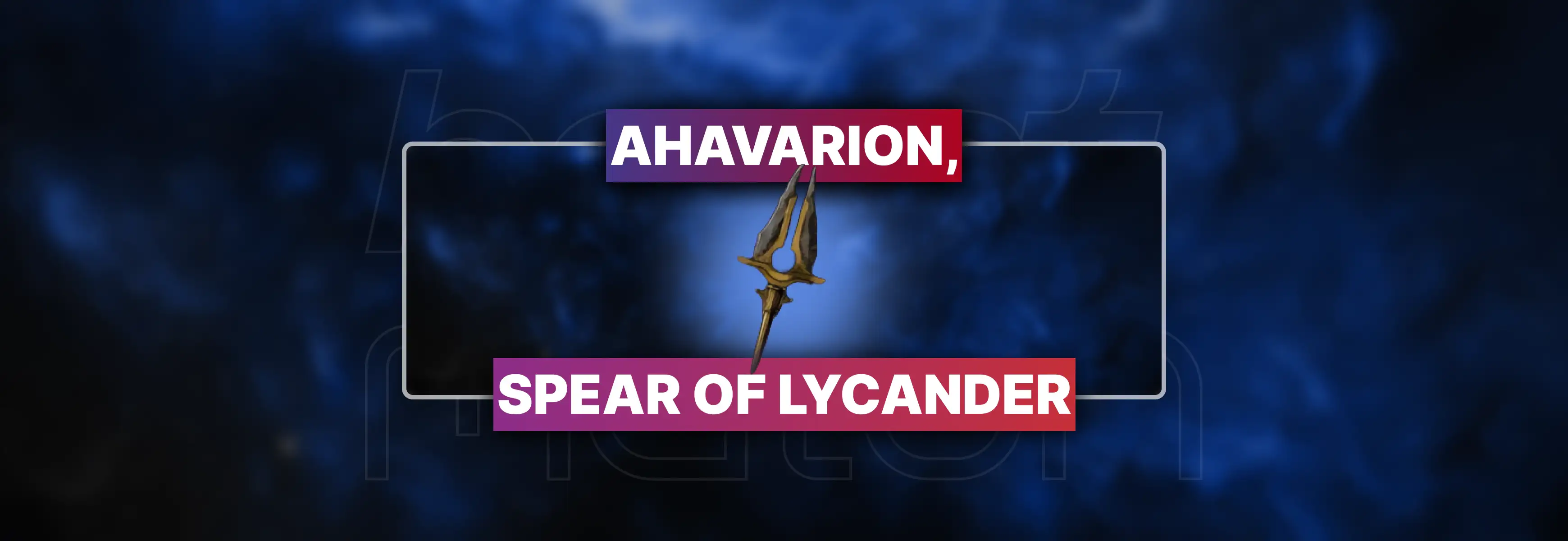 Diablo 4 Ahavarion, Spear of Lycander For Sale