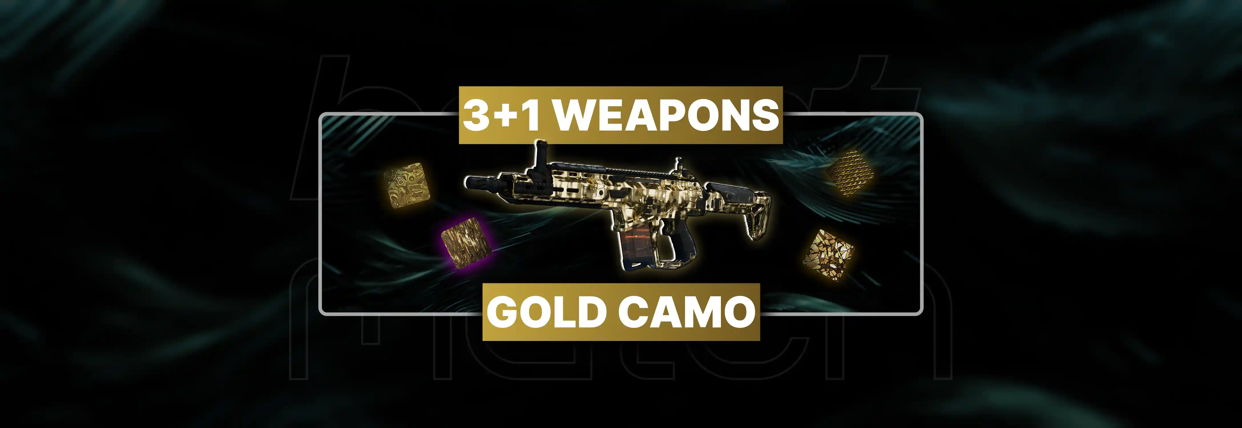 BO7 3+1 Weapons Gold Camo Boosting