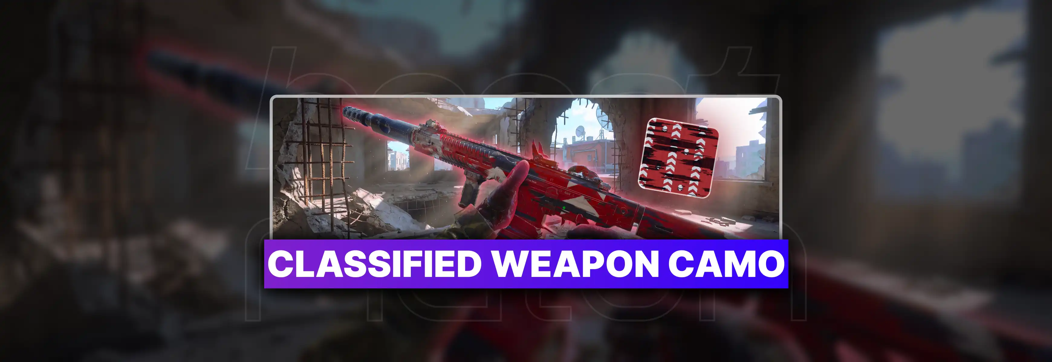 Warzone Classified Weapon Camo Carry
