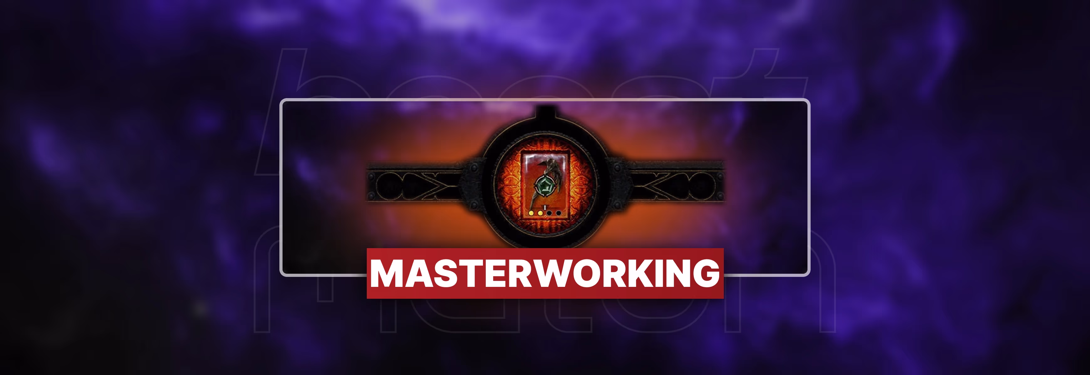 Diablo 4 Masterworking Boost