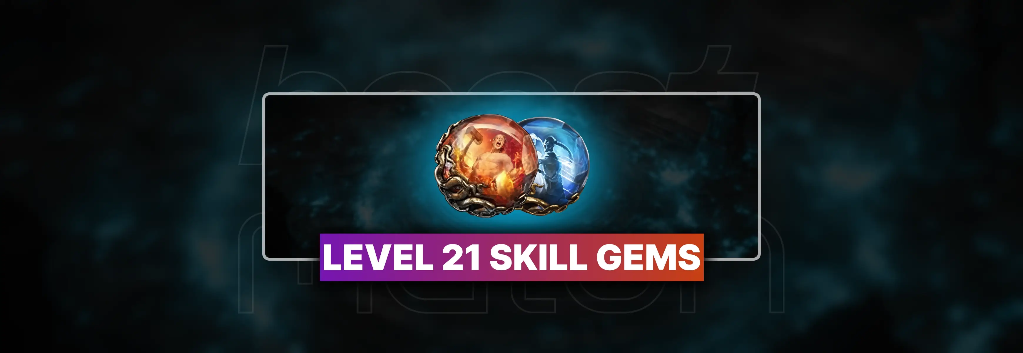 PoE 2 Level 21 Skill Gems for sale