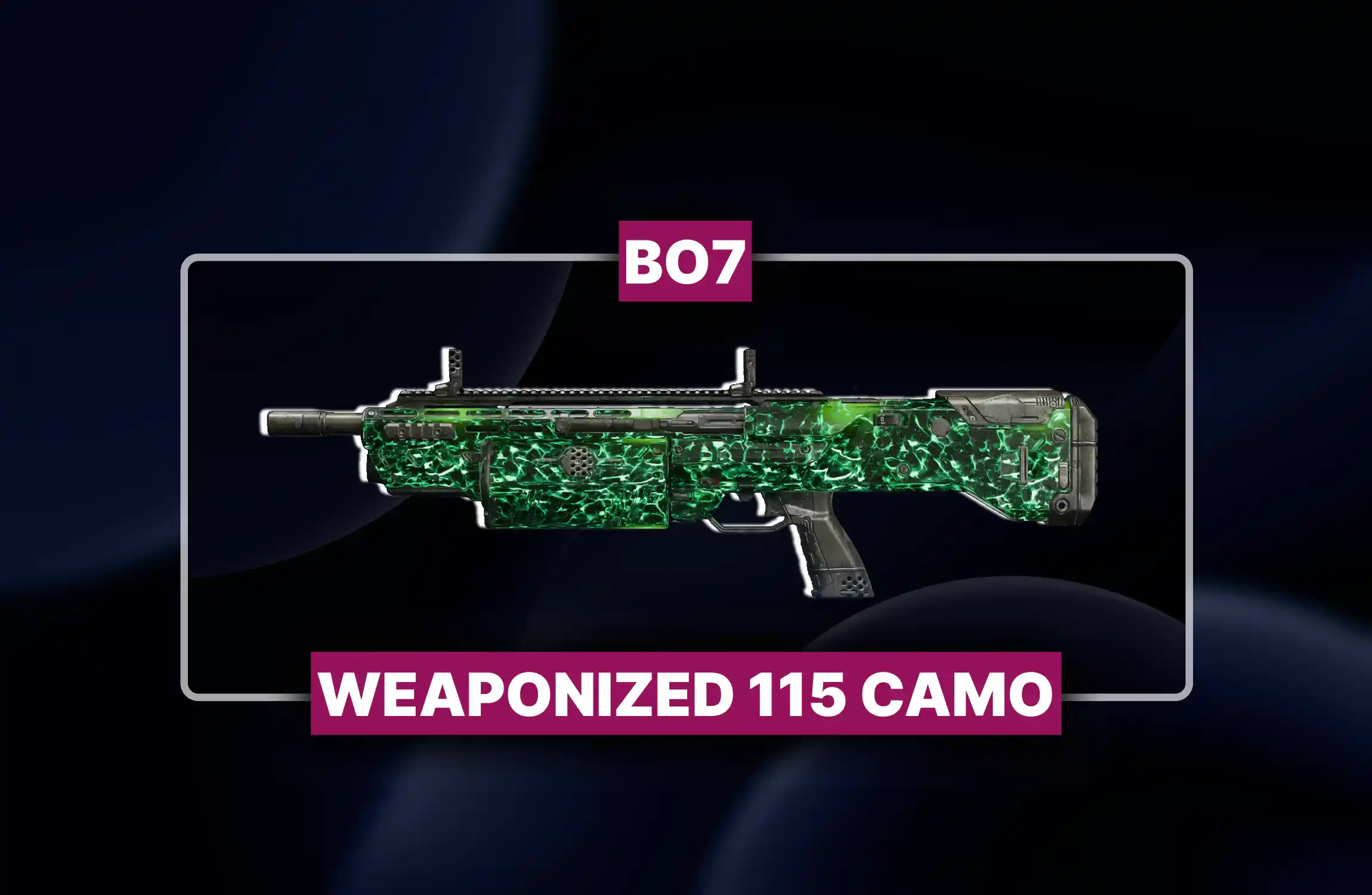 BO7 Weaponized 115 Camo Boosting