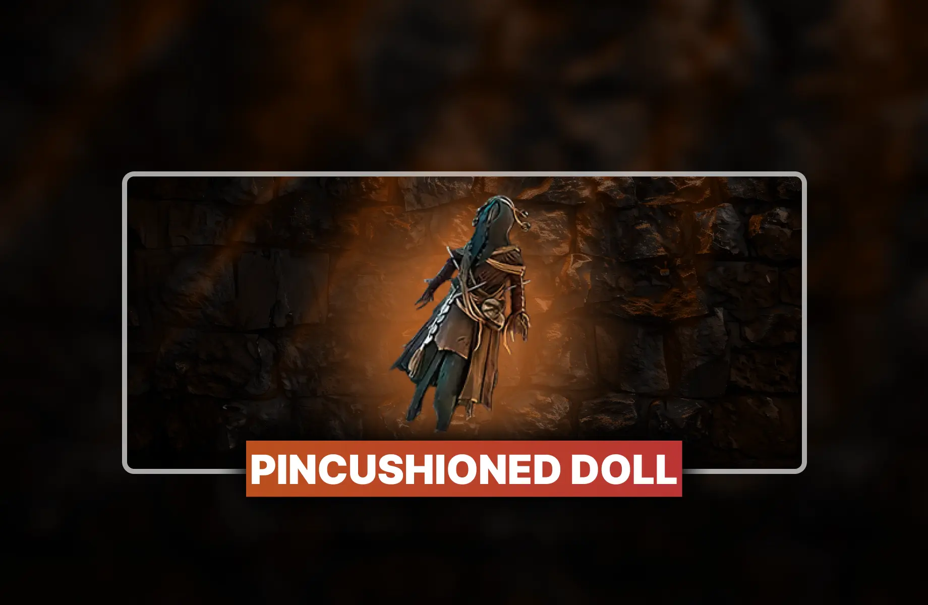 Diablo 4 Pincushioned Doll for Sale