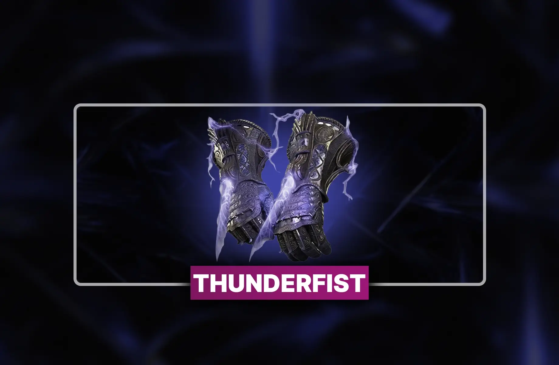 PoE 2 Thunderfist for sale
