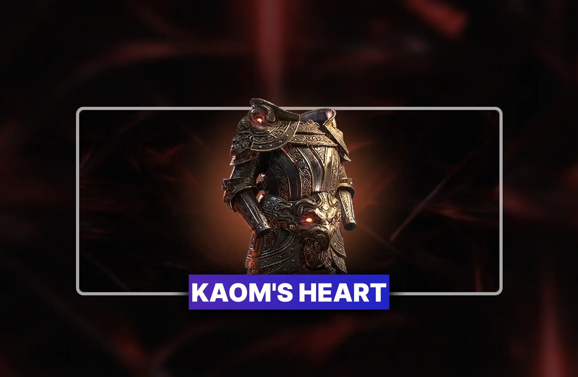 PoE 2 Kaom's Heart for sale