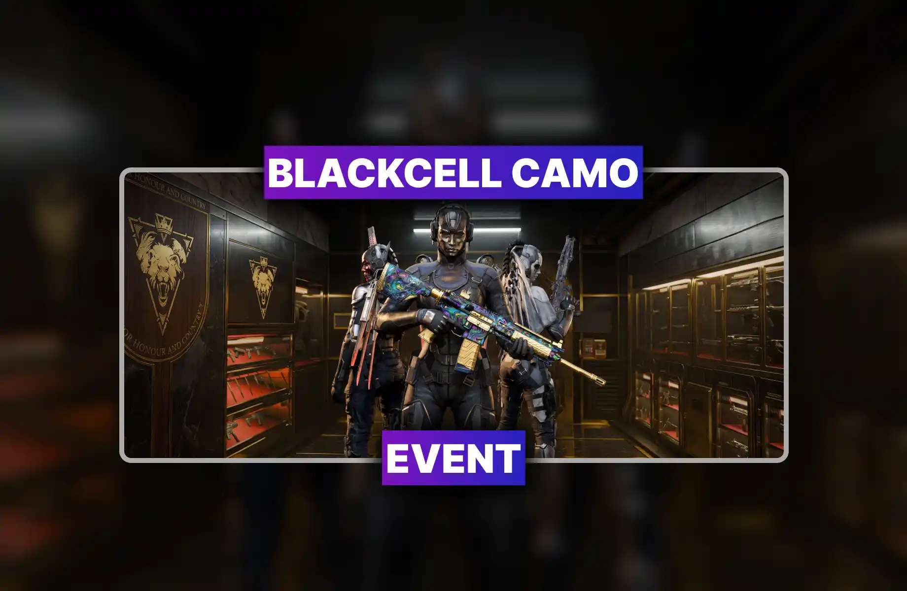 BO7 BlackCell Camo Challenge Rewards Carry