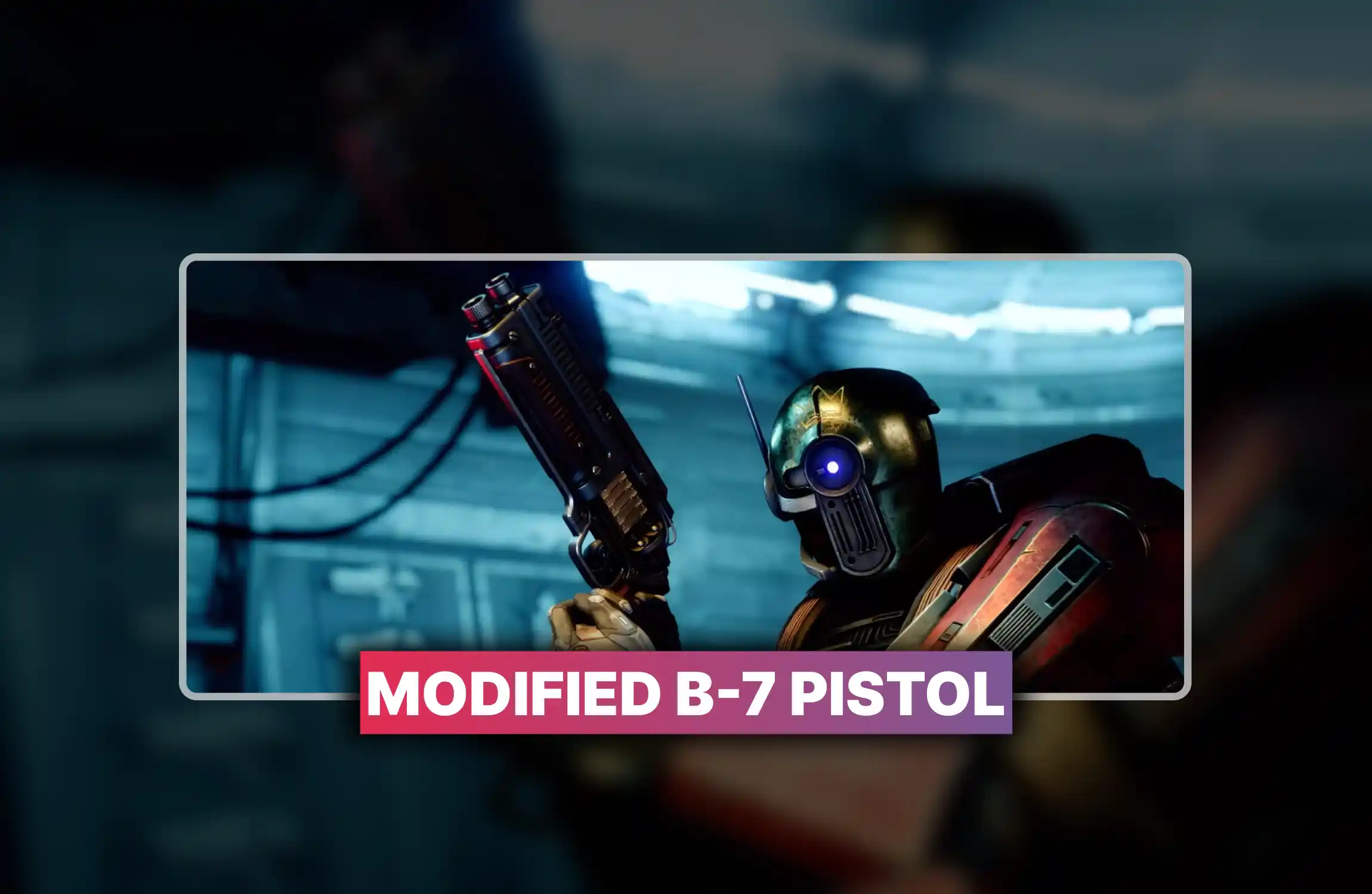 Modified B-7 Pistol