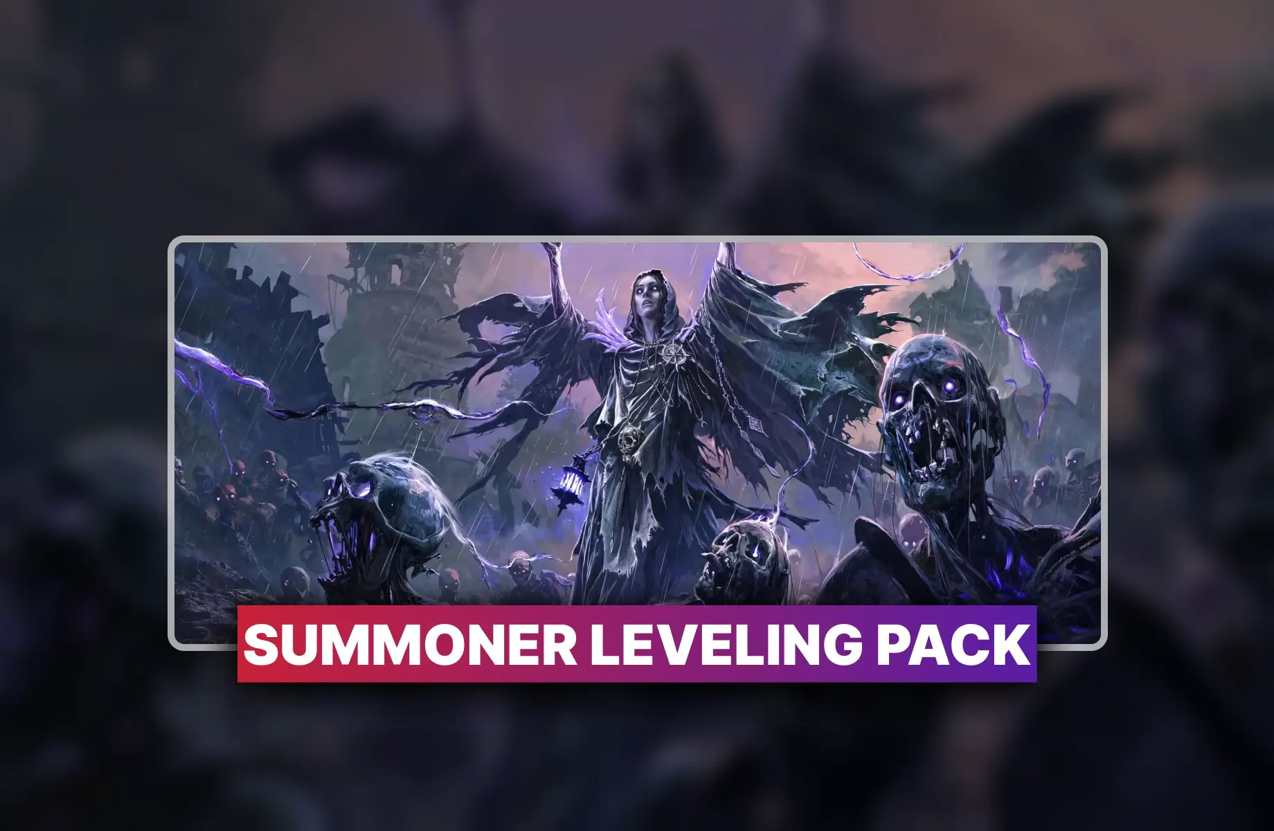PoE 2 Summoner Leveling Pack