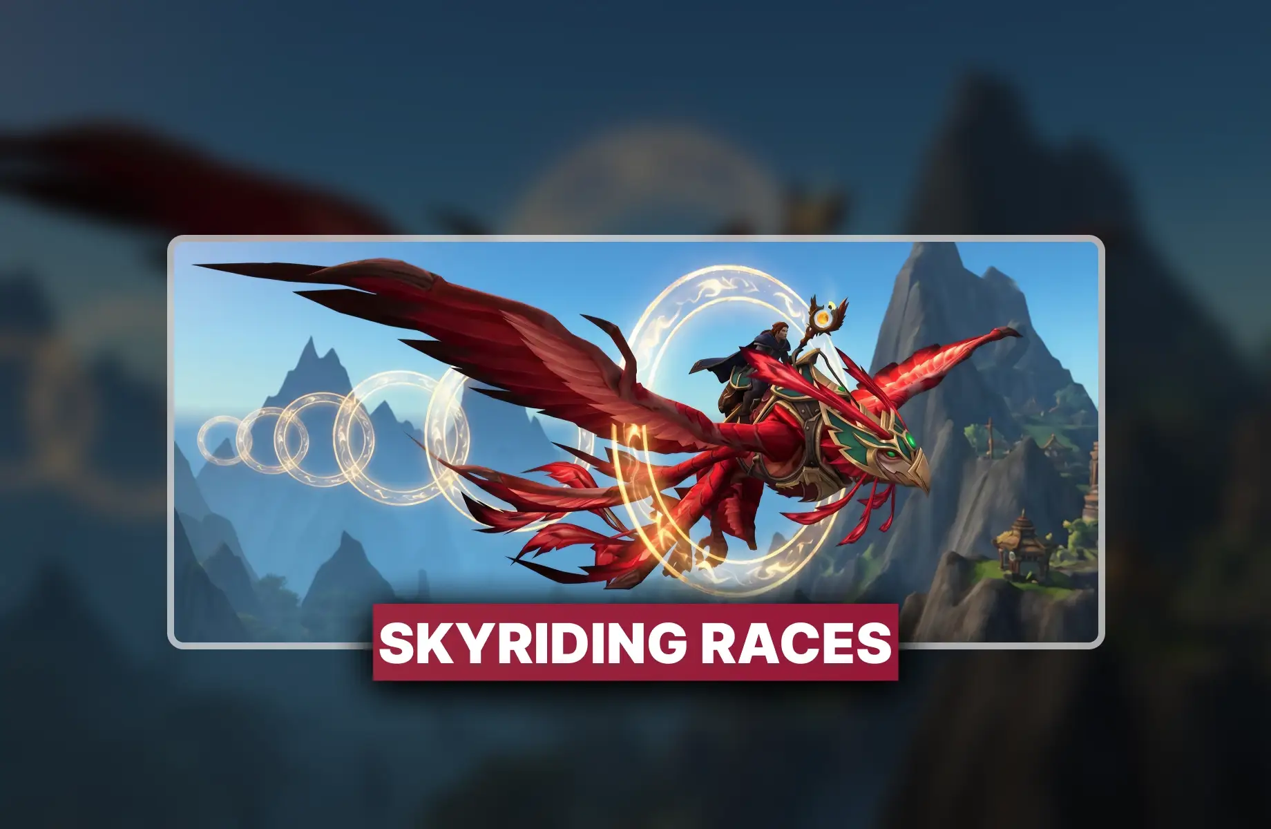 WoW Skyriding Races Boost