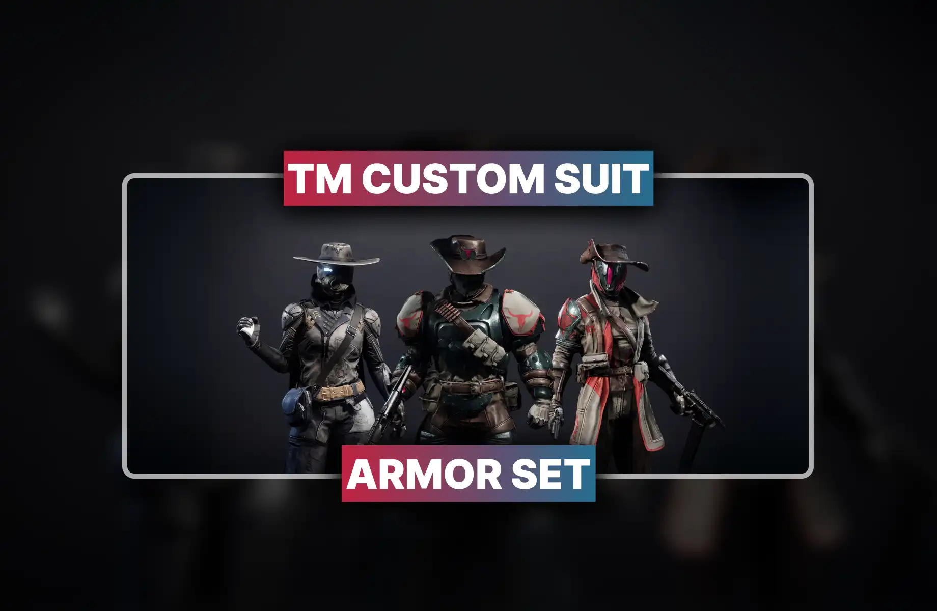 Destiny 2 TM Custom Suit Armor Set