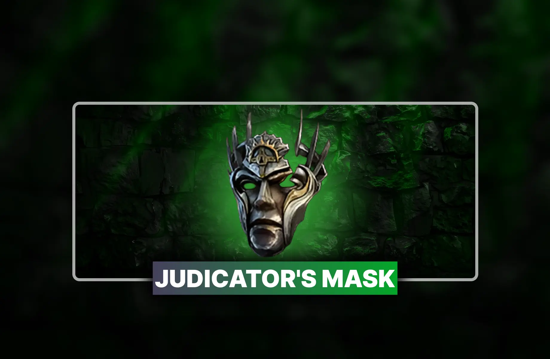 Diablo 4 Judicator's Mask for Sale