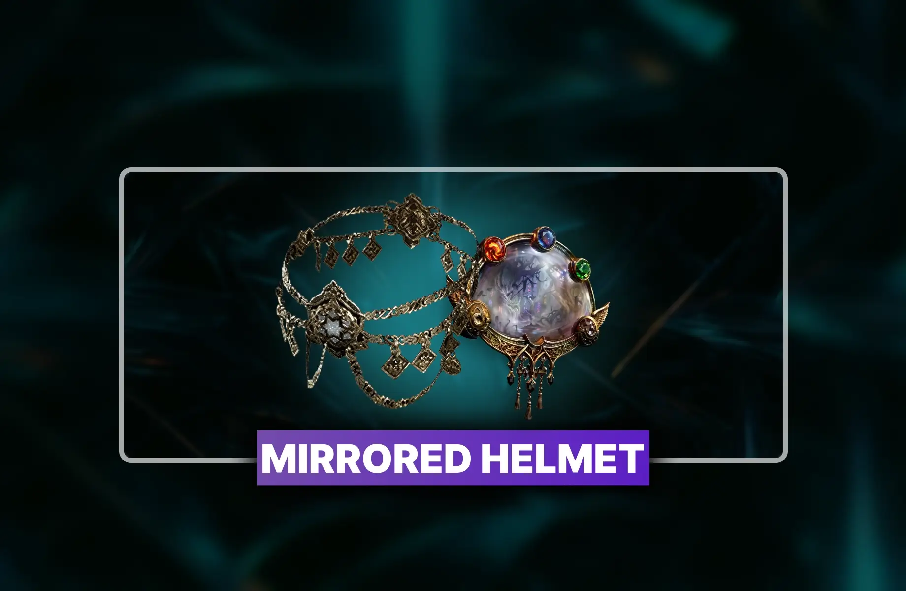 PoE 2 Mirrored Helmet for sale