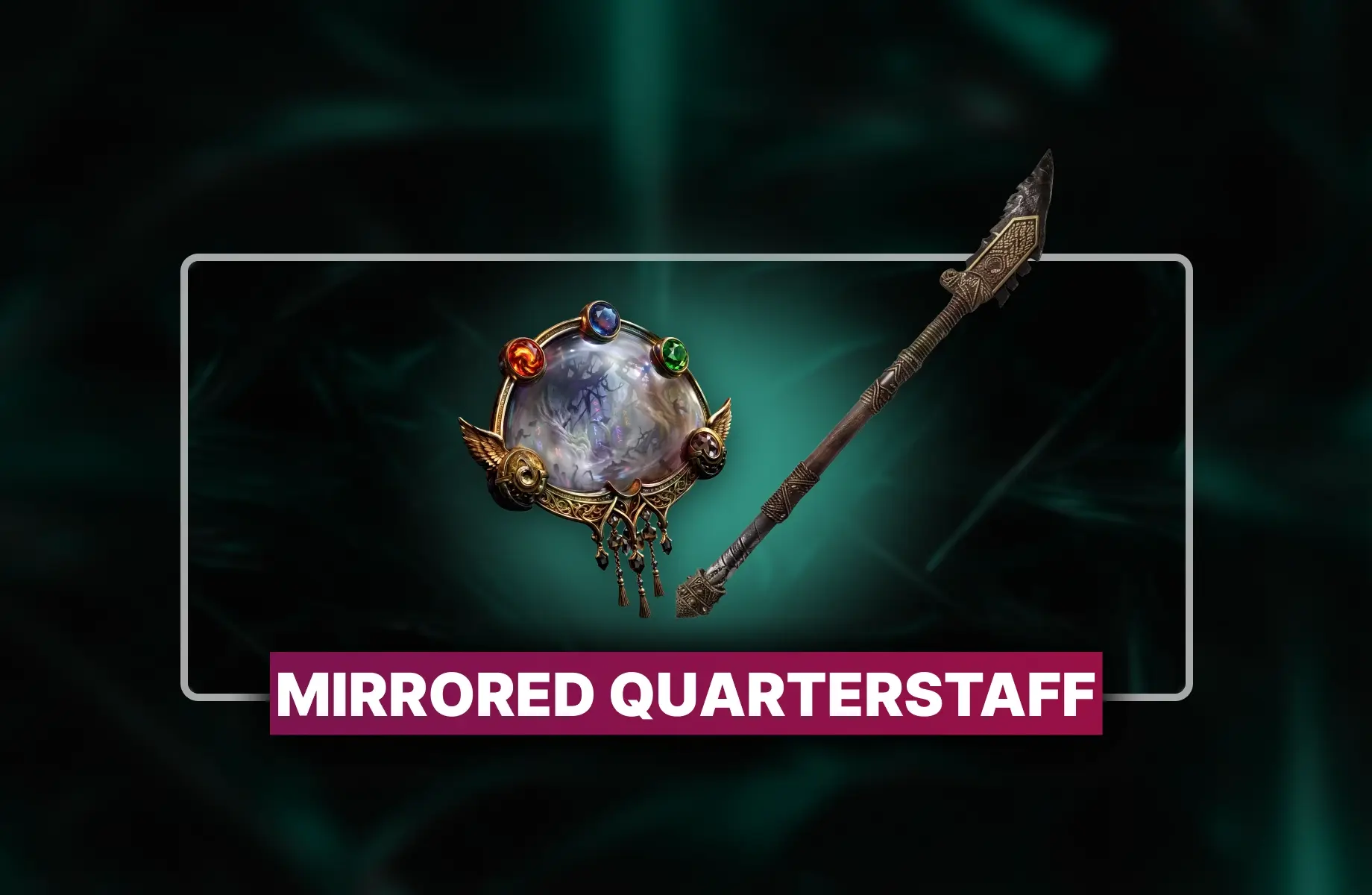 PoE 2 Mirrored Quarterstaff for sale