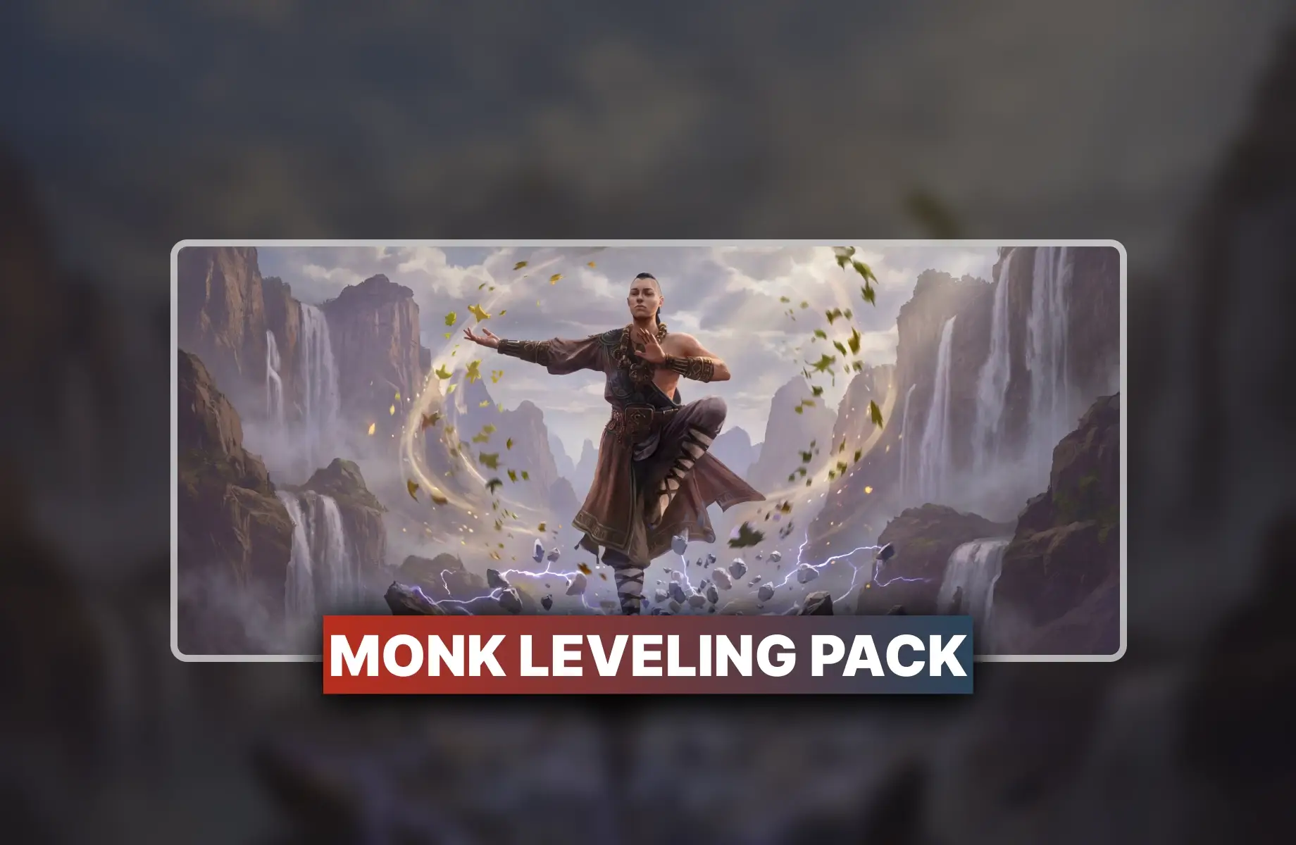 PoE 2 Monk Leveling Pack