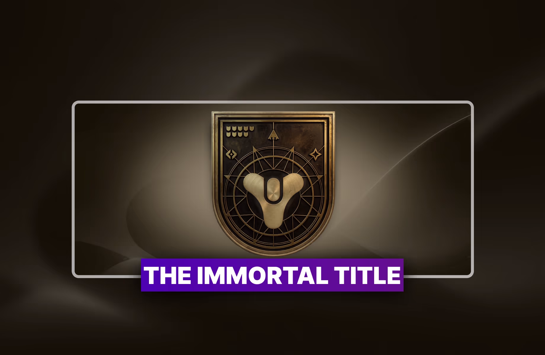 Destiny 2 The Immortal Title Carry