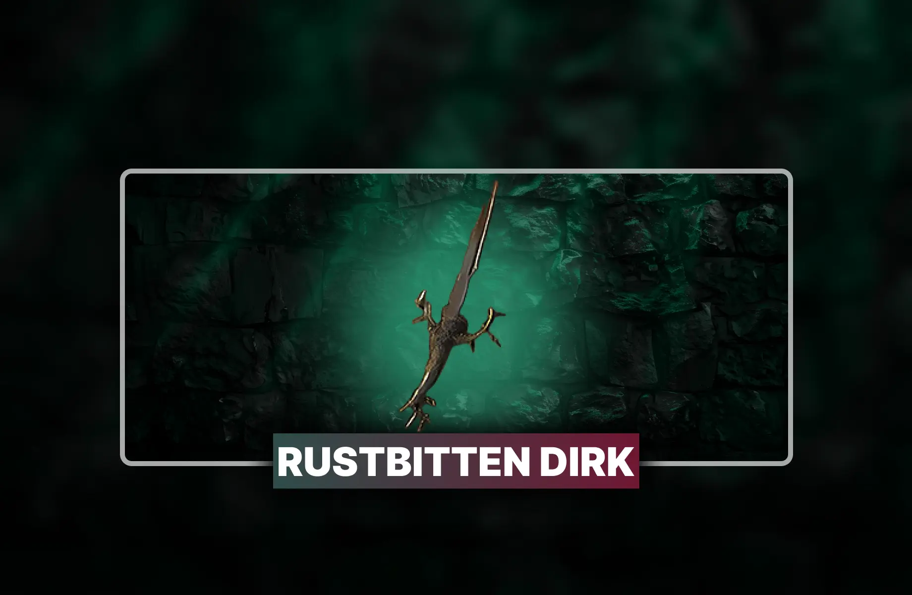 Diablo 4 Rustbitten Dirk For Sale