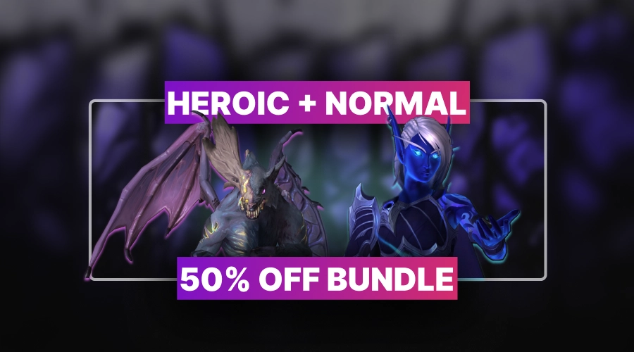 Midnight Heroic + Normal Raids with 50% OFF