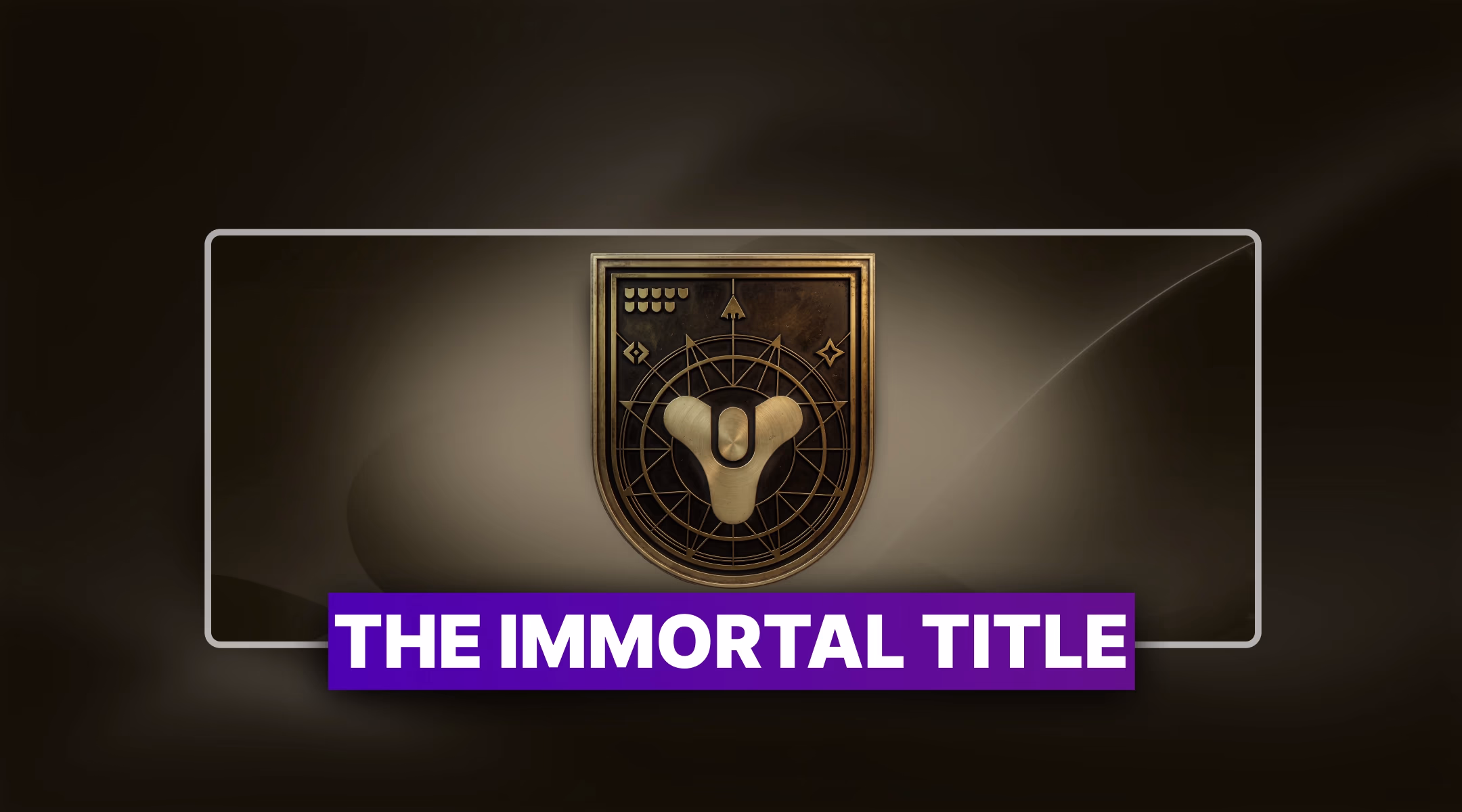 Destiny 2 The Immortal Title Carry