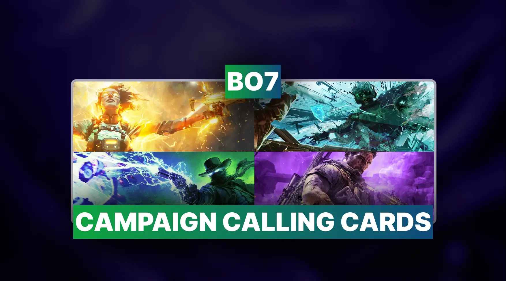 BO7 Campaign Calling Cards Boosting
