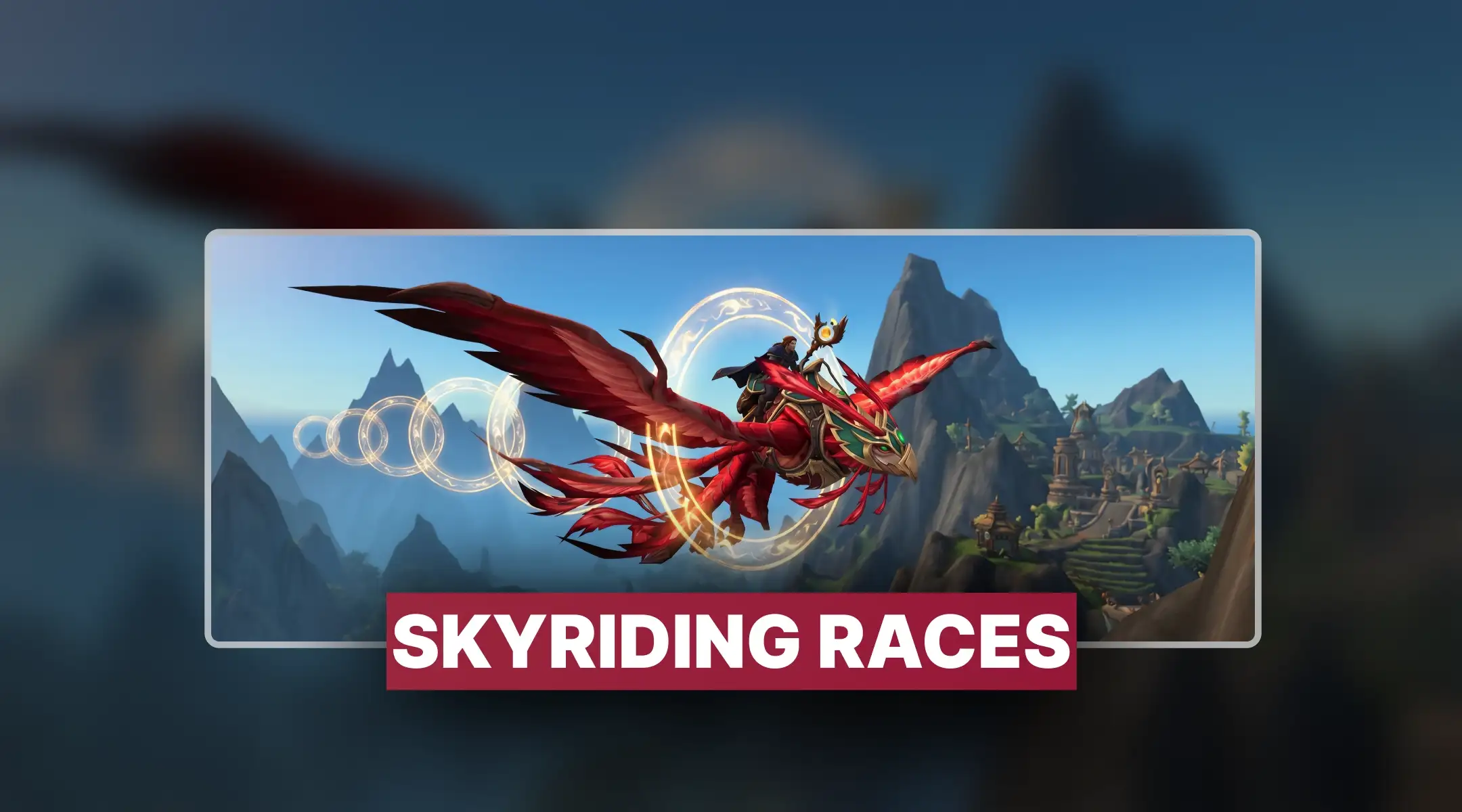 WoW Skyriding Races Boost