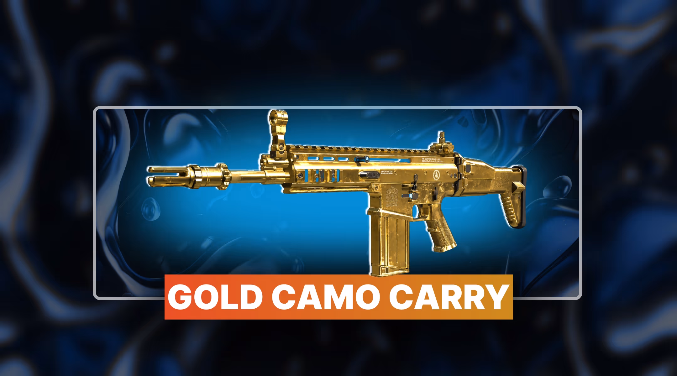 Black Ops 2 Gold Camo Carry