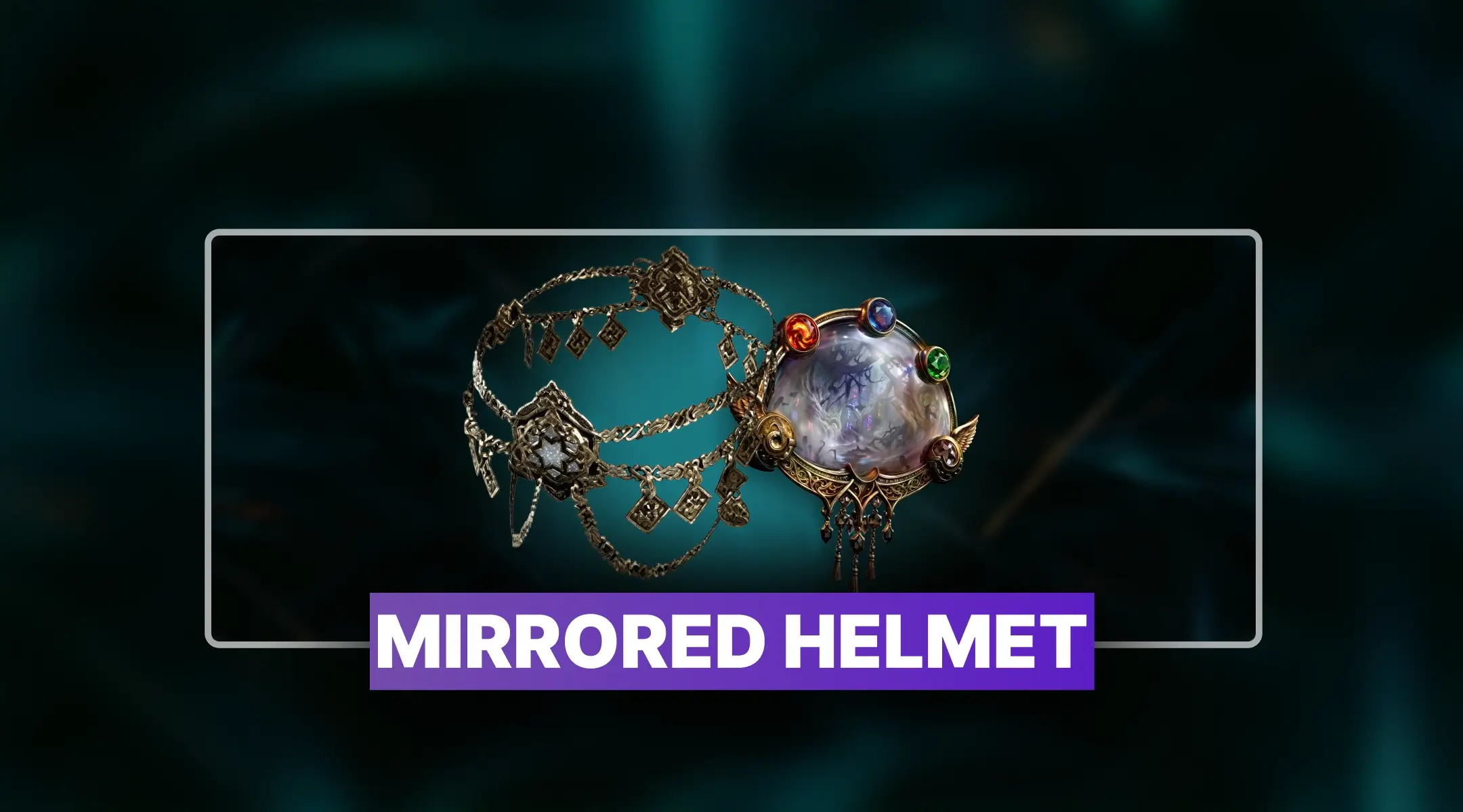 PoE 2 Mirrored Helmet for sale