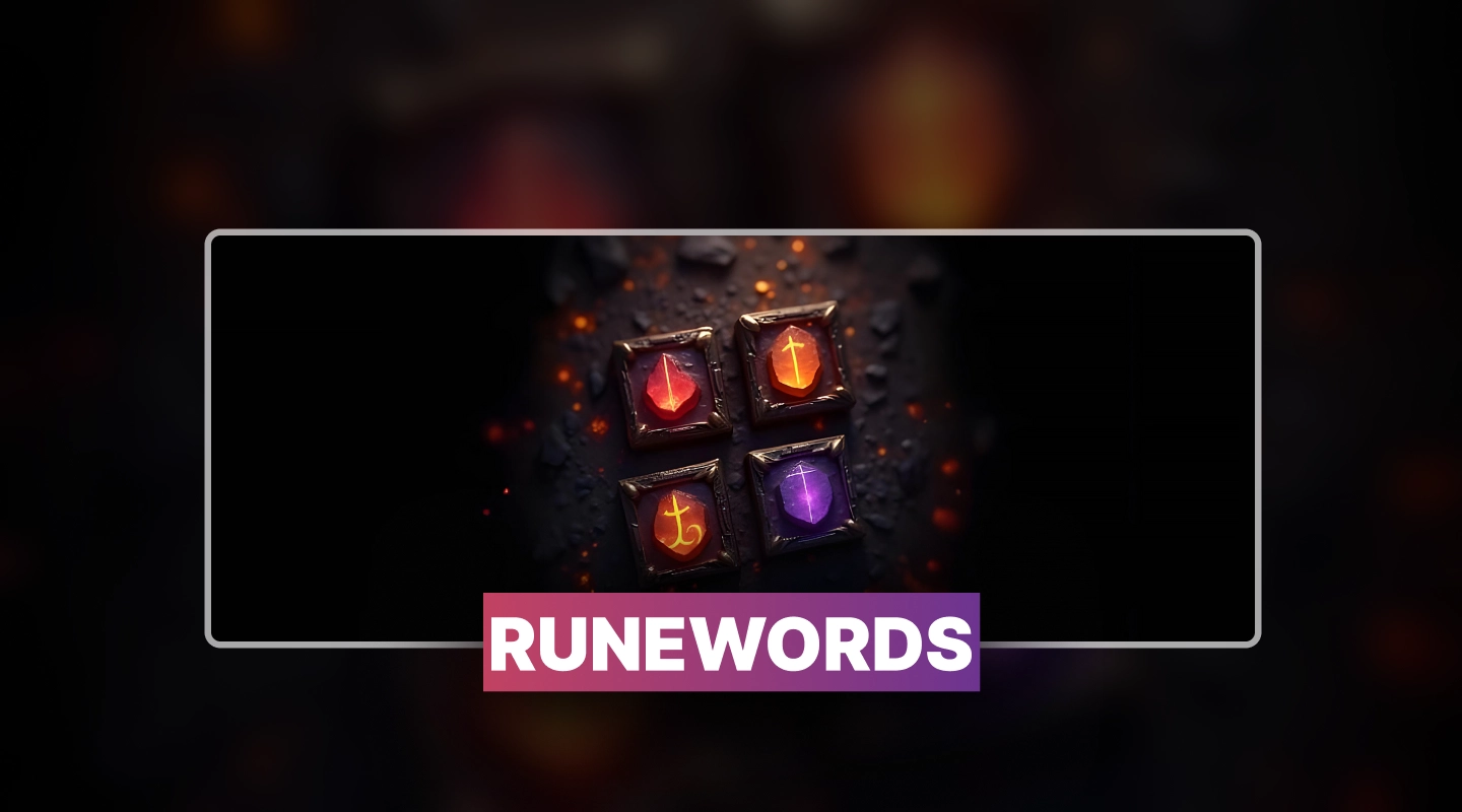 Diablo 4 Runewords Boost