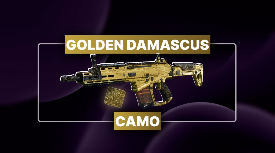 BO7 Golden Damascus Camo Carry