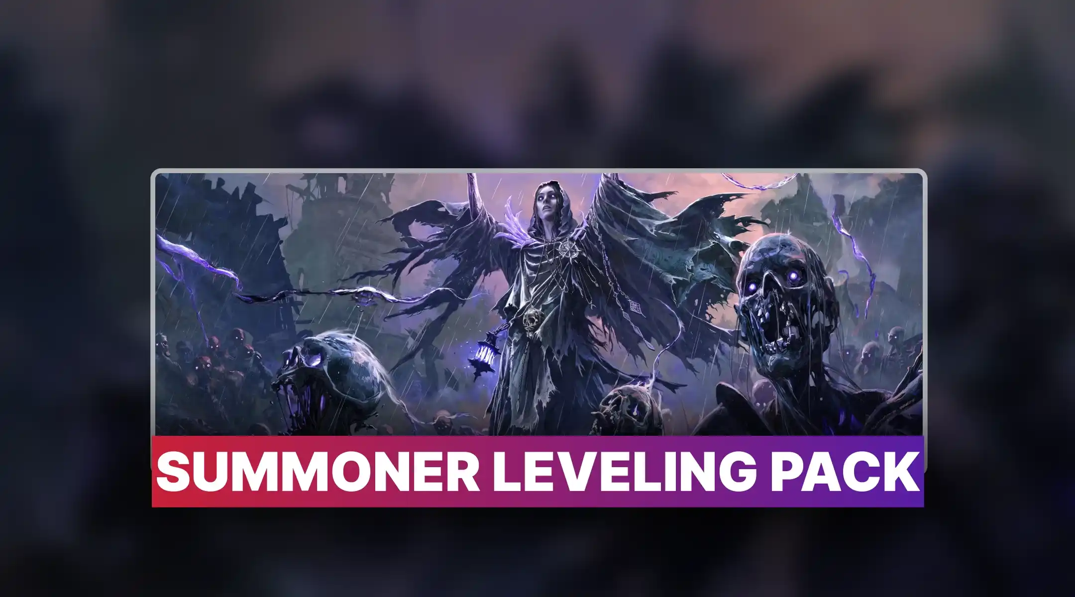 PoE 2 Summoner Leveling Pack