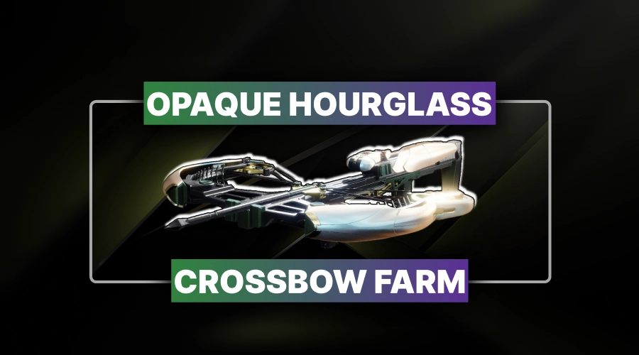 Opaque Hourglass Crossbow Farm