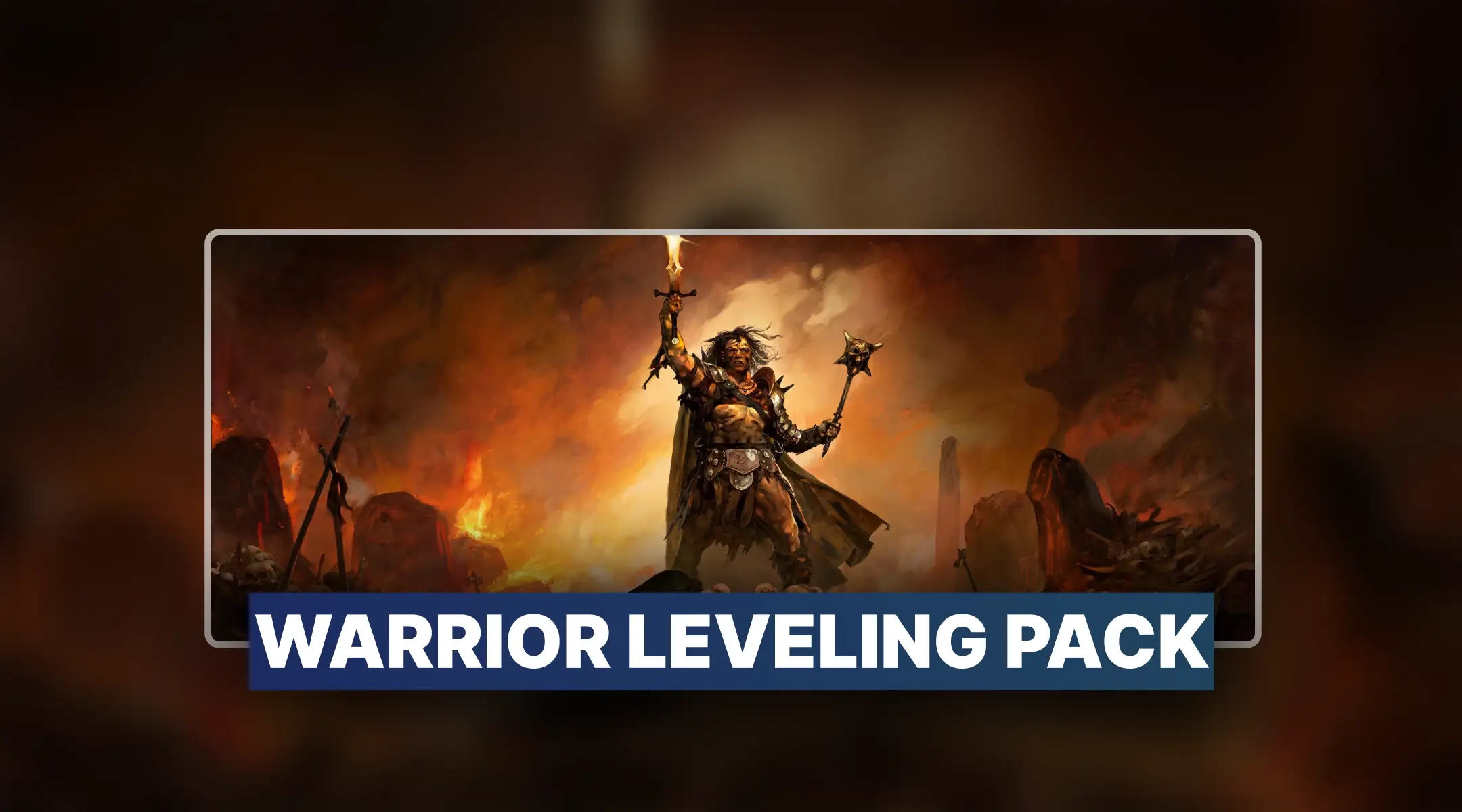 PoE 2 Warrior Leveling Pack
